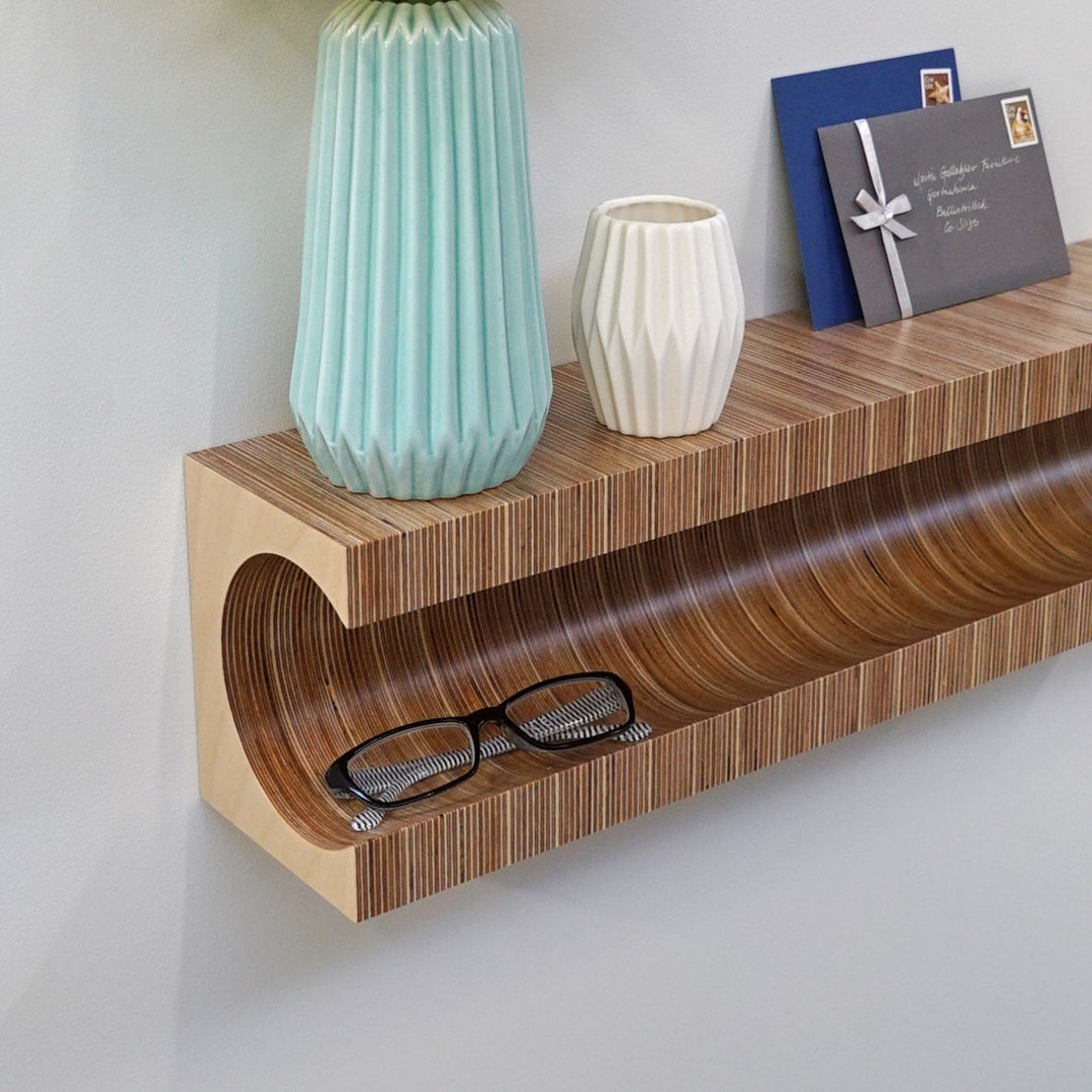 Entryway Organizer Floating Shelf Entryway Shelf Floating Console Modern Shelf Baltic Birch Plywood Etsy