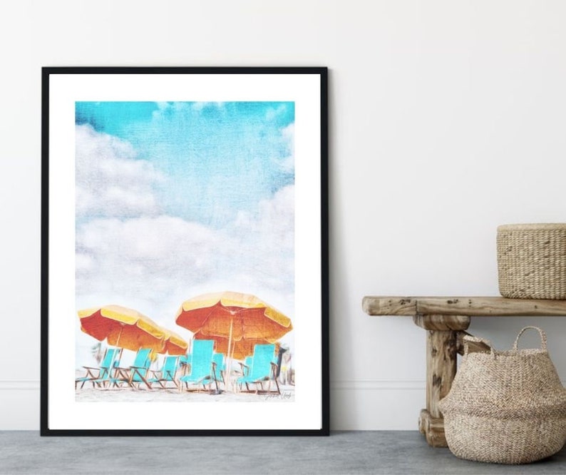 Cocoa Beach Art Florida Beach Wall Art Naples Florida Wall Etsy