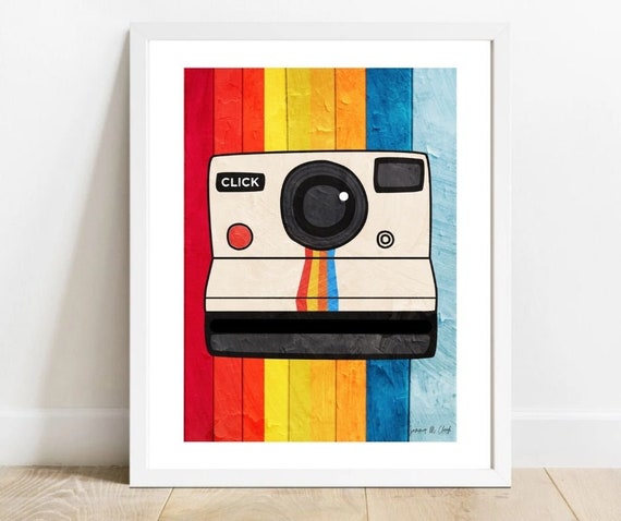 Vintage Camera Art, Vintage Camera Wall Print, Photography Print