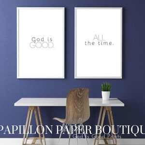 God is Good All the Time Print, God is Good Printable, Scripture Wall ...