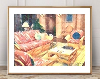 Golden Girls Wohnzimmer TV-Serie Wandbild Haus Dekor Geschenk, TV-Serie Kunstdruck, Mädchen Golden Wandbild, Golden Girls Malerei Druck