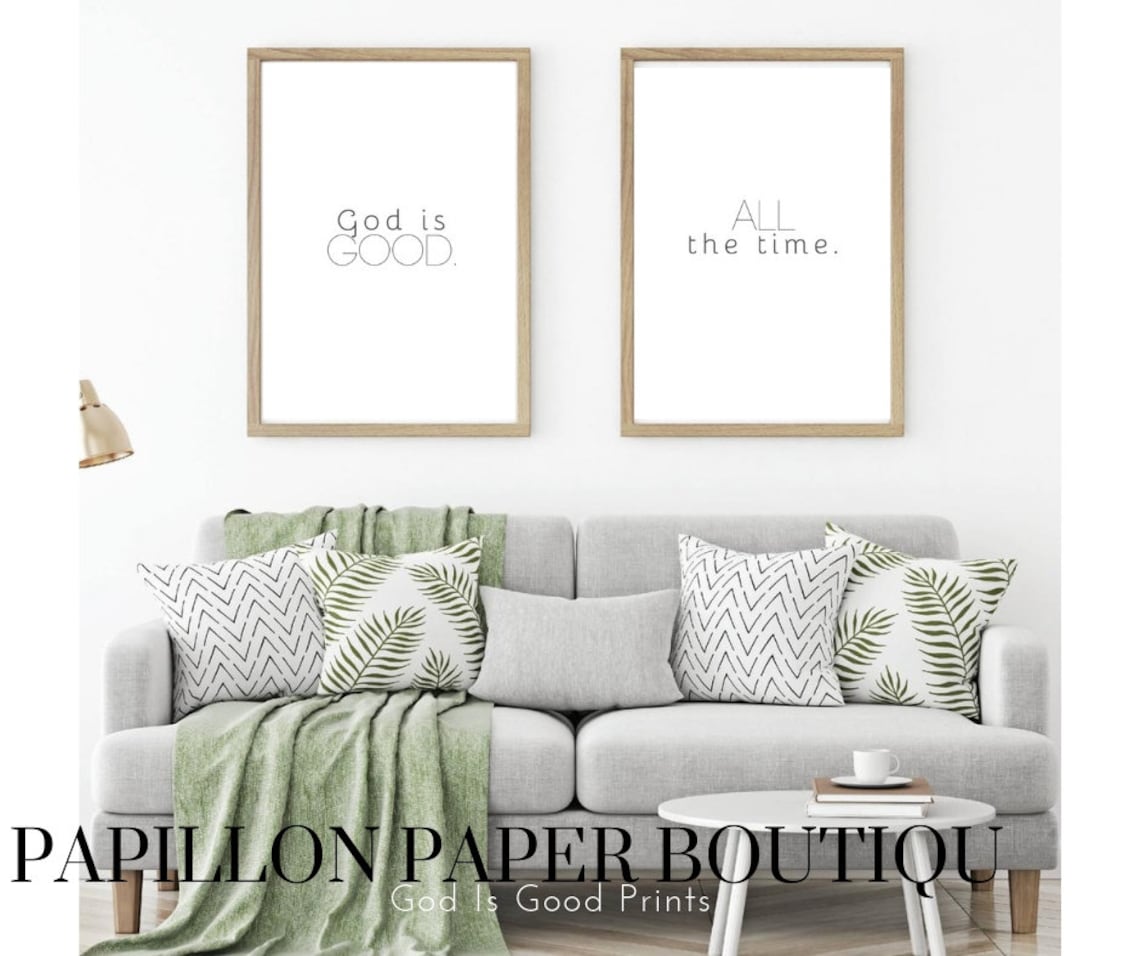 God is Good All the Time Print, God is Good Printable, Scripture Wall ...