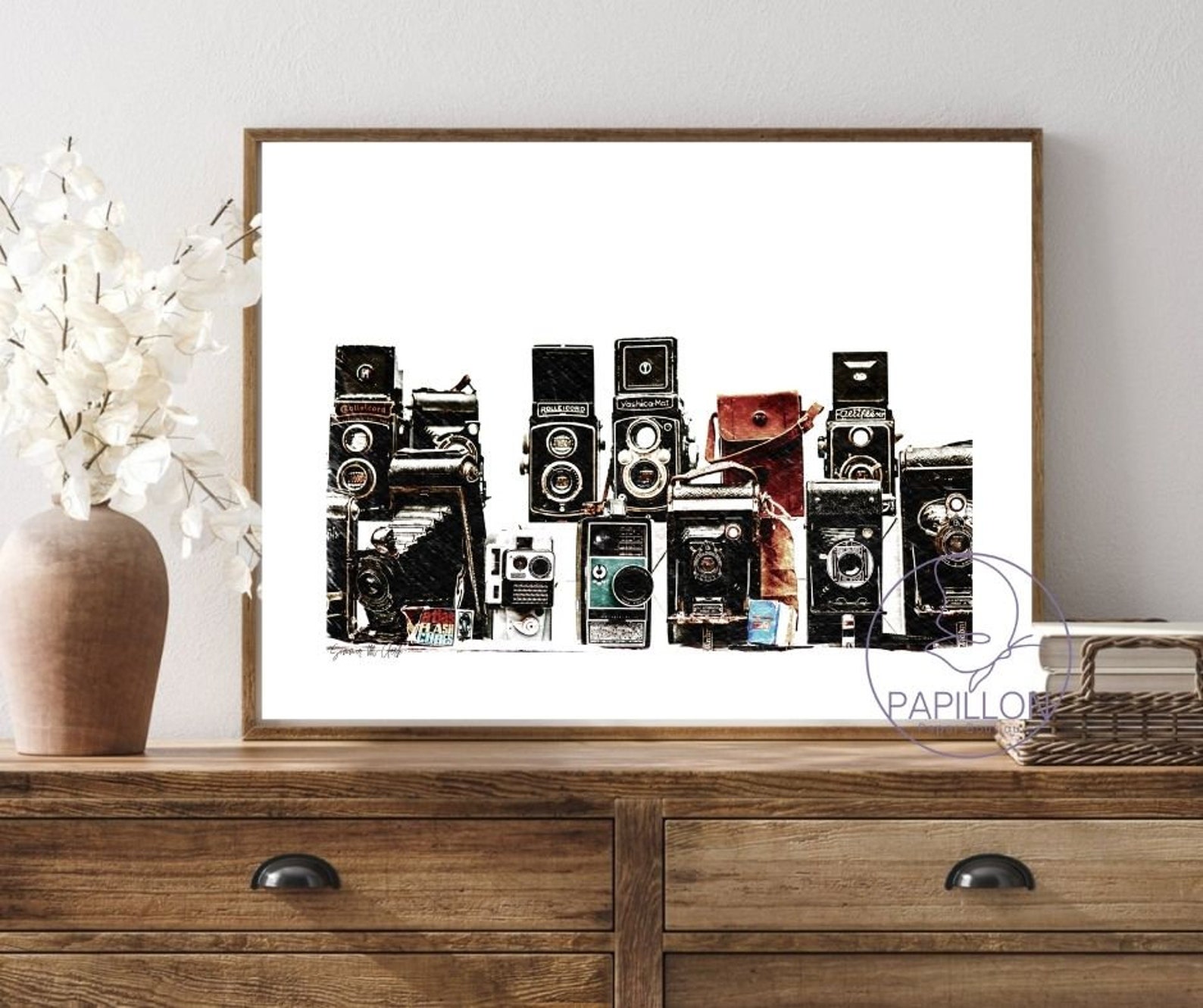 Vintage Camera Art Vintage Camera Wall Print Photography Etsy