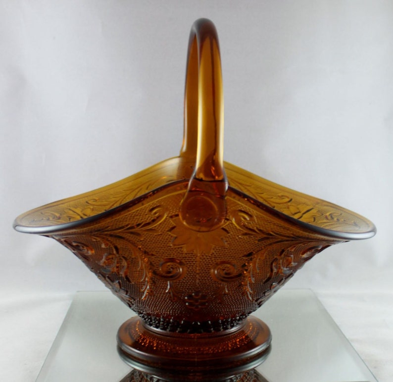 Tiara Glass Basket Indiana Glass Tiara Exclusives Art Glass Etsy