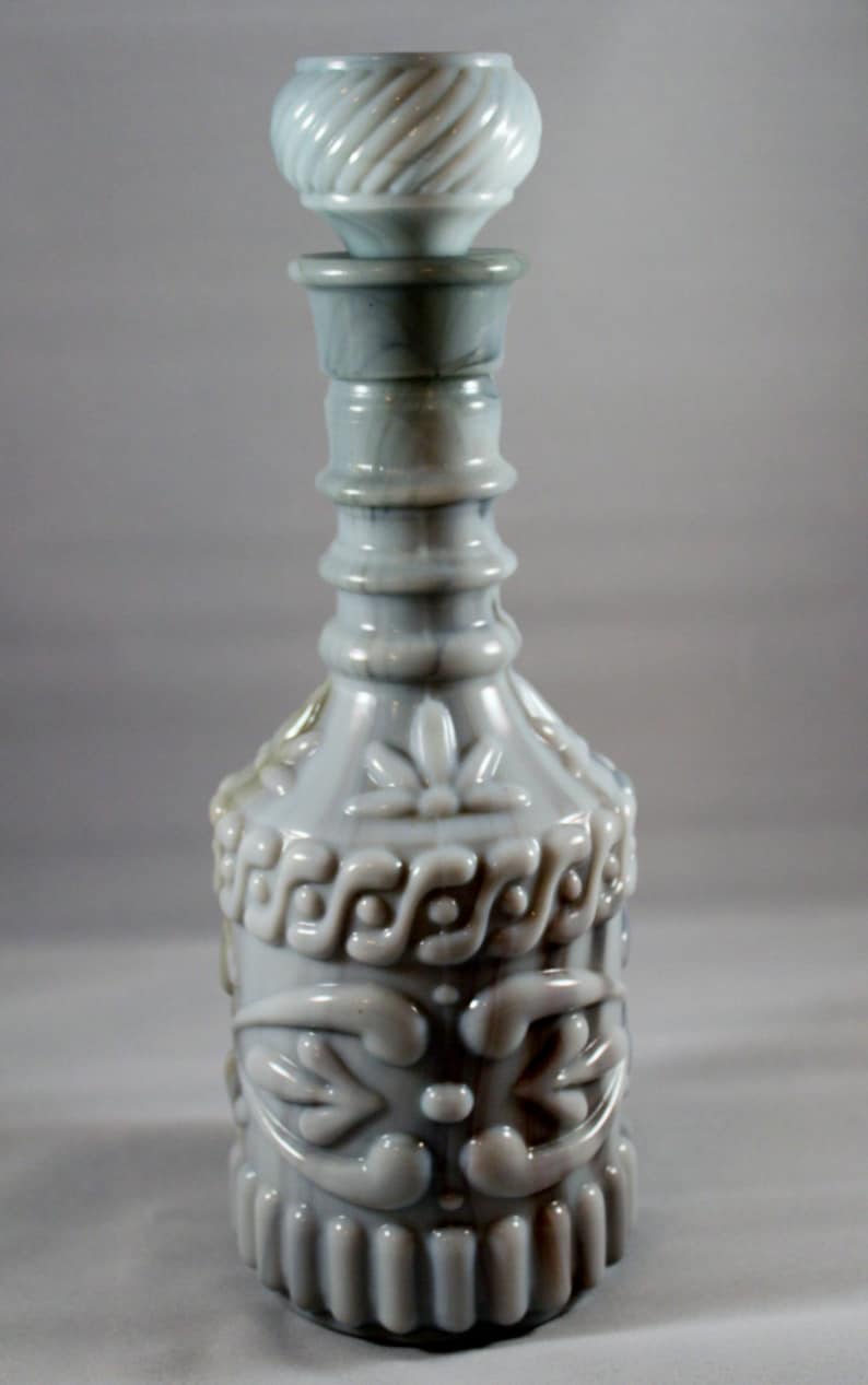 Vintage JIM BEAM 1972 Kentucky Derby Decanter Blue/Gray Etsy