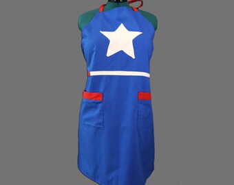 Captain America Cosplay Apron