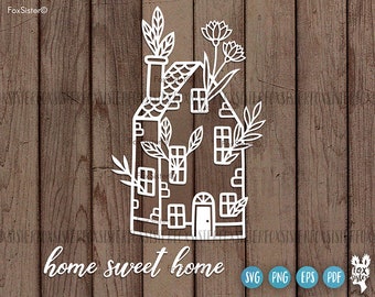 Download Cute House Home Svg Etsy