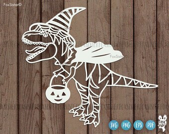 Download Halloween T Rex Svg Etsy