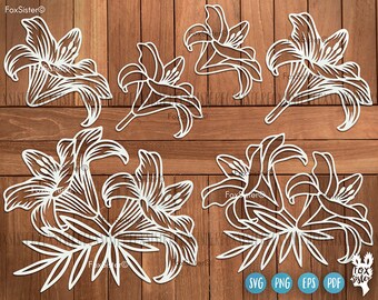 Free Free 332 Vector Lily Flower Svg SVG PNG EPS DXF File