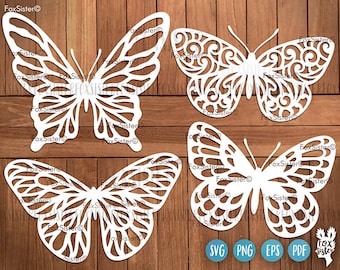 Download Butterflies svg file | Etsy