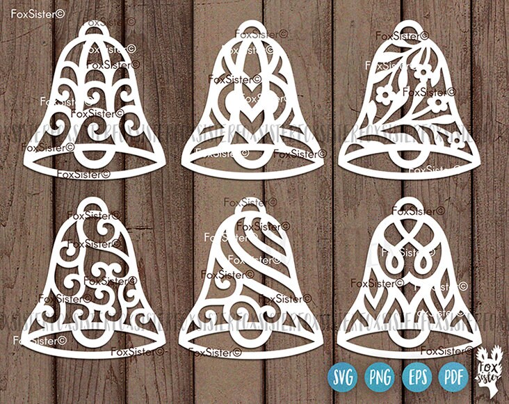 Download Christmas SVG Bundle 6 Jingle bells svg Decorations svg | Etsy