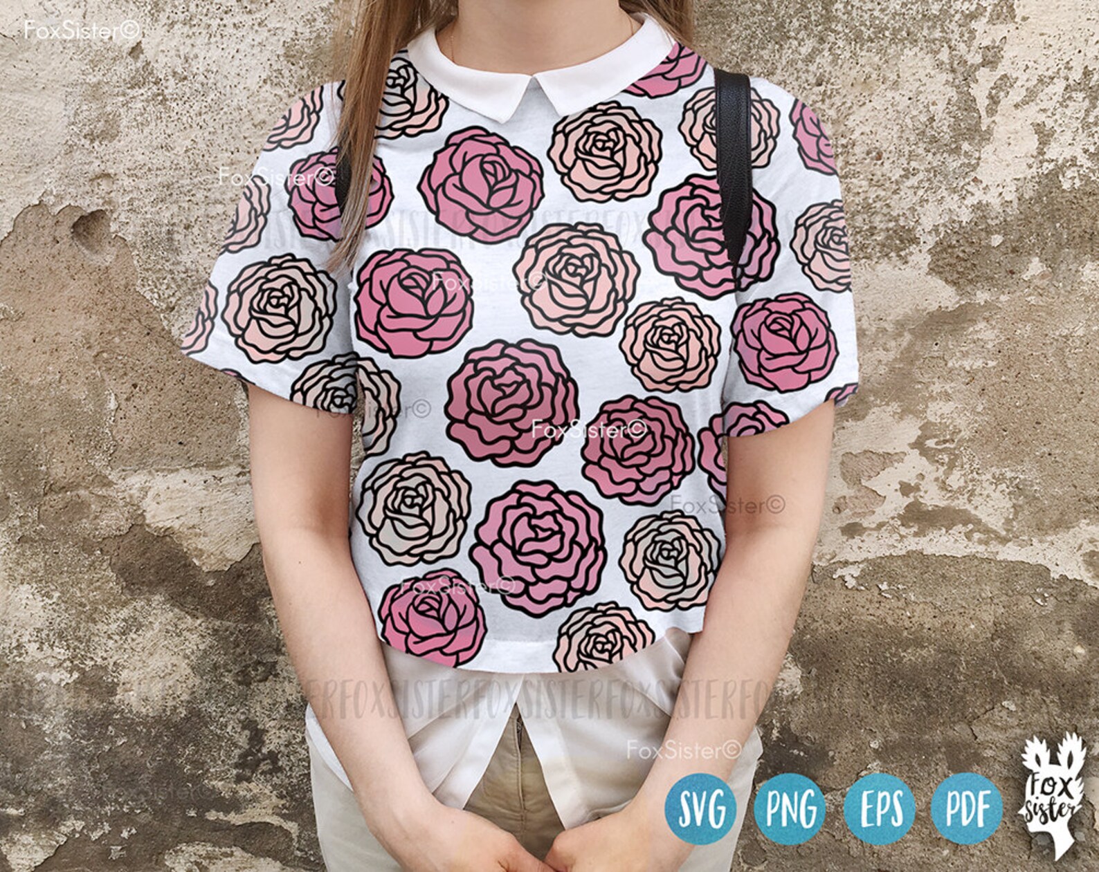 Rose Bundle Svg, Flower Svg Bundle, Roses Svg, Floral Svg, Flower Cut ...