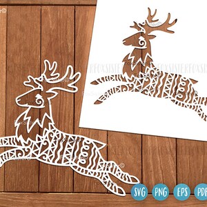 Hirsch-Svg-Datei, Hirsch-Cut-Datei, Weihnachten-Svg-Dateien, Rentier-Svg-Datei, Natur-Svg-Datei, FoxSister-Svg-Dateien für Cricut und Silhouette