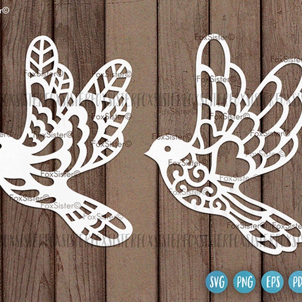 Vogel Svg, vogel Svg-bestanden, vogels gesneden bestand, vogels Clipart, vogels SVG bundel, liefde Svg, dierlijke Svg, Dove Svg, vleugel, Cricut silhouet snijden bestand