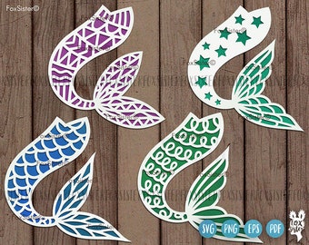 Sjöjungfrusvans svg för Cricut och Silhouette, sjöjungfrusvg, sjöjungfruclipart, FoxSister, svg-klippfil, sjöjungfrufödelsedagssvg, sjöjungfrusvg-filer
