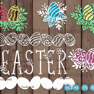 Osterei-Svg, Ostern-Svg-Bundle, Wort-Ostern-Schnittdateien, Florale-Ostern-Svg-Png, Ostern-Rahmen-Svg-Vorlage, Cricut Silhouette