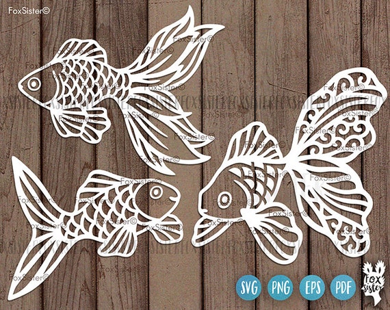 Download Goldfish Svg Bundle Gold Fish Clipart Template Fish Svg | Etsy