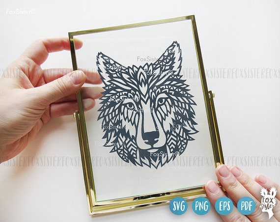 Download Wolf Svg Mandala Wolf Svg Wolf Head Svg Wolf Face Svg Wolf Etsy