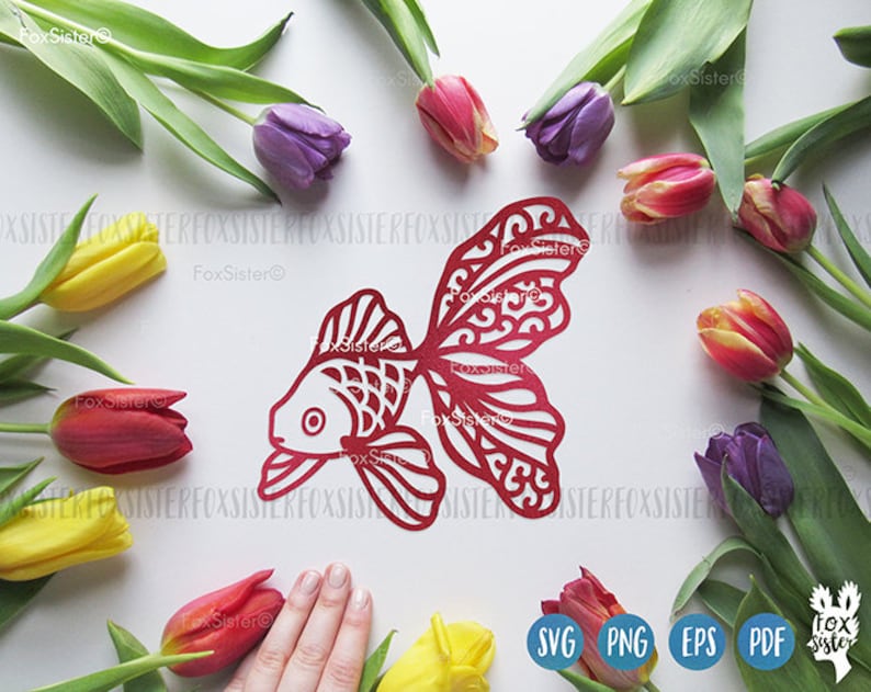 Download Goldfish Svg Bundle Gold Fish Clipart Template Fish Svg | Etsy