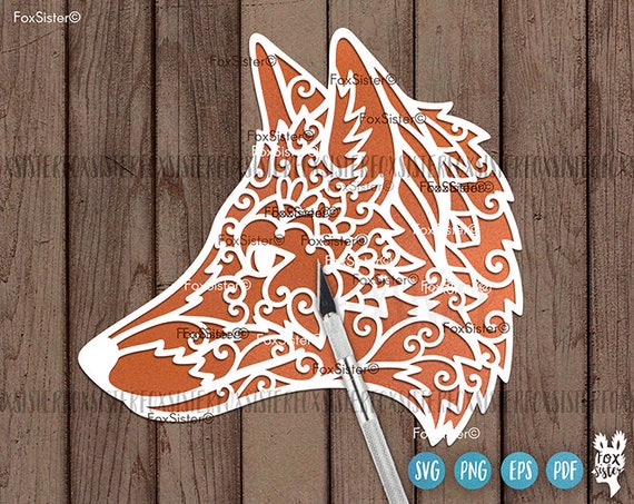 Download Card Making Stationery Craft Supplies Tools Woodland Themed Digital Decal For Cricut Silhouette Baby Fox Svg Cute Mandala Fox Cut File In Svg Png Pdf Eps File Formats Fox Silhouette