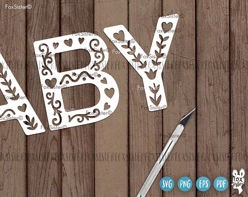 Baby Svg, Baby Svg Files, Baby Shower Svg, Newborn Svg, Letters Svg ...