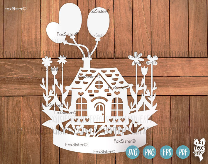 Download Home Sweet Home SVG Papercut Template new home moving Svg ...