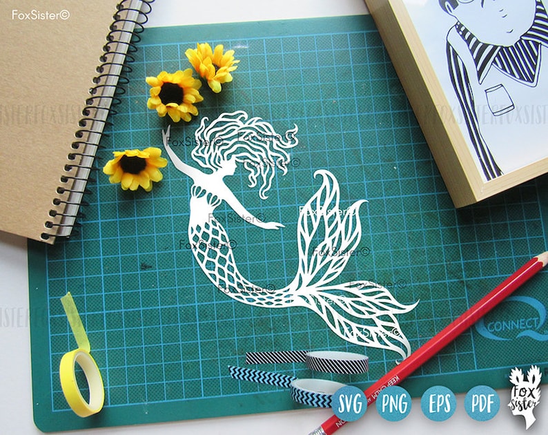 Download Mermaid SVG Bundle Mermaids SVG File for Cricut Little | Etsy