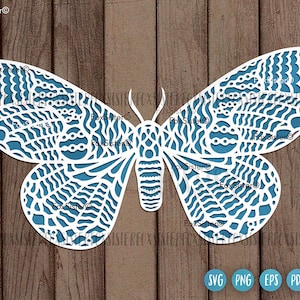 Moth svg for Cricut and Silhouette, Butterfly Svg, FoxSister, Moth clip art, Svg cut file, Insect svg, Insect vector, butterflies svg