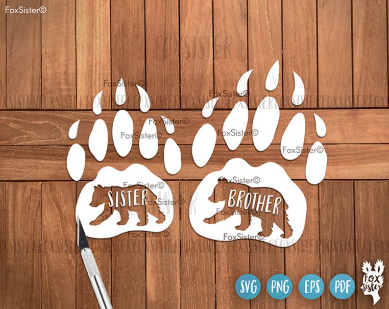 Sister Bear Svg Brother Bear Svg Grandpa Bear Svg Grandma Etsy UK