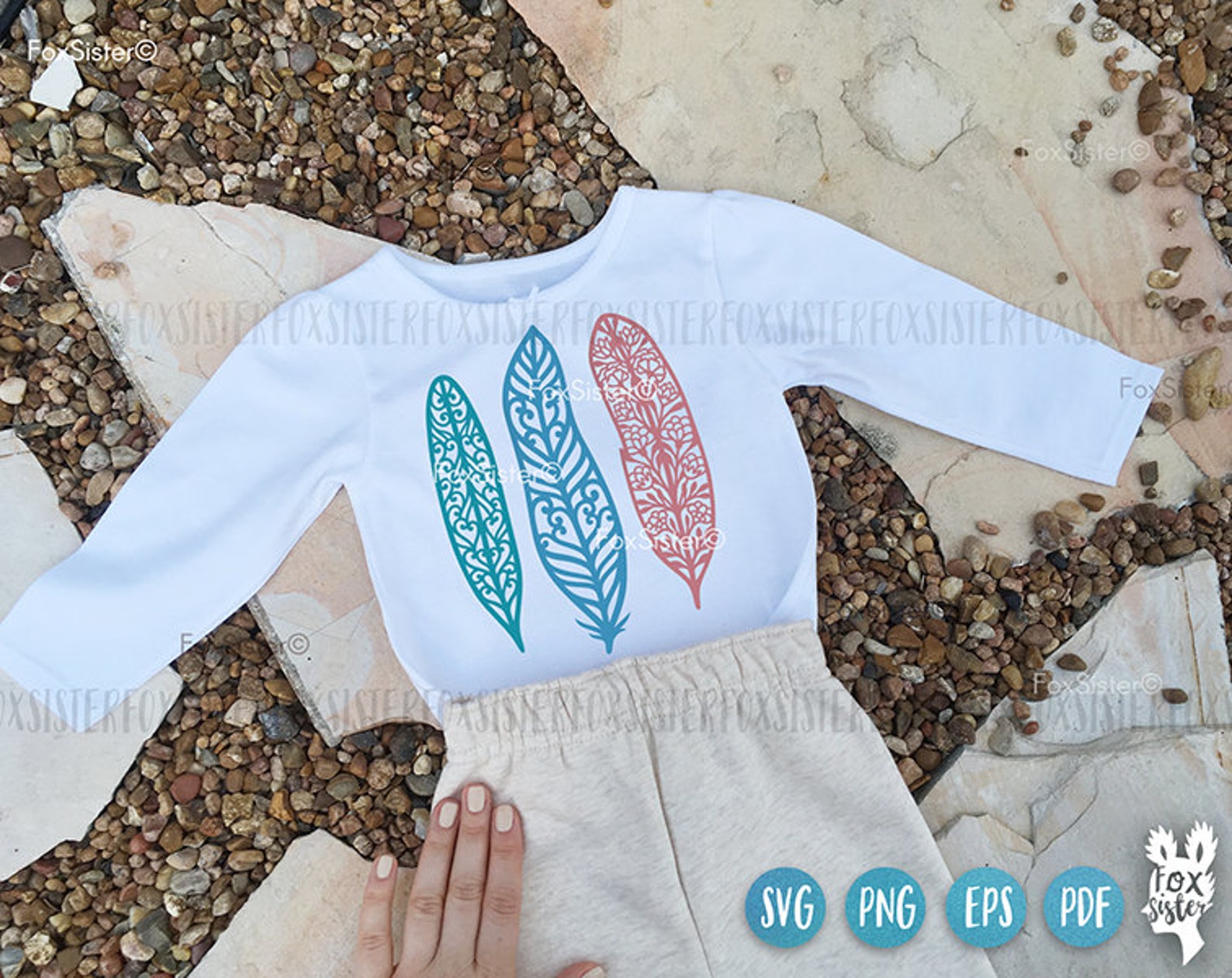 Boho Feathers SVG Bundle, Tribal Feather Svg, Feather Vector, Feather ...