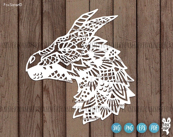 Download Dragon Svg Design Dragon Detailed Vector Clipart Cut Files Etsy