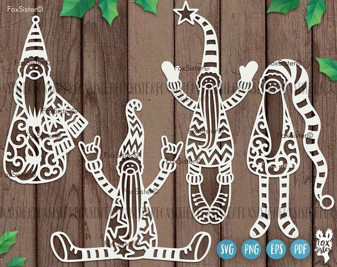 Santa Svg Bundle for Cricut and Silhouette, Christmas Svg Files ...