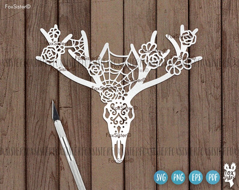 Download Feathers Deer Svg Vector Silhouette Halloween Svg Animal Skull Svg Antlers Svg Dead Svg Deer Cut File Cricut Flowers Svg Spiderweb Clip Art Art Collectibles Makeupschool Gr