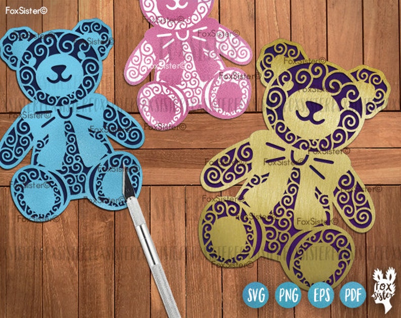 Download Bear Svg Teddy Bear Svg Baby Bear Svg Bear Cut File Toy | Etsy