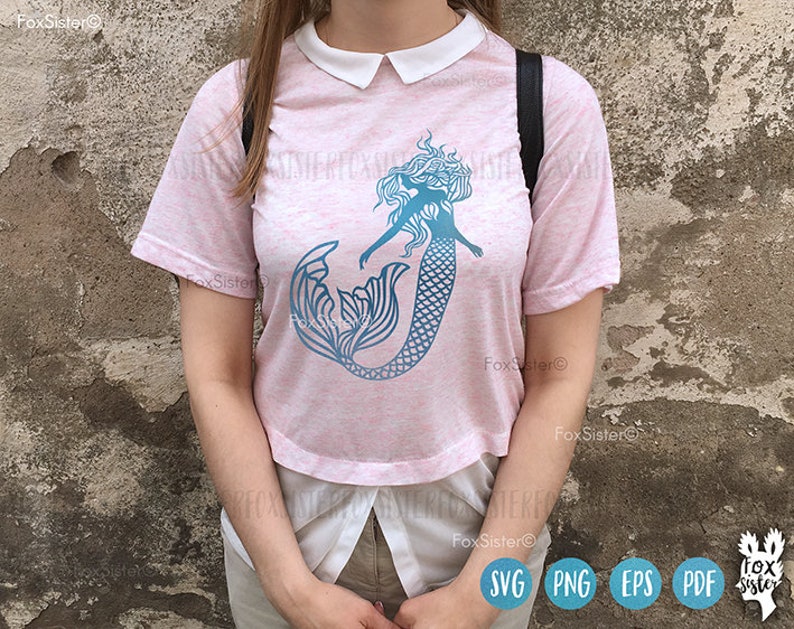 Download Mermaid SVG Bundle includes 3 Mermaids SVG Cut Files ...