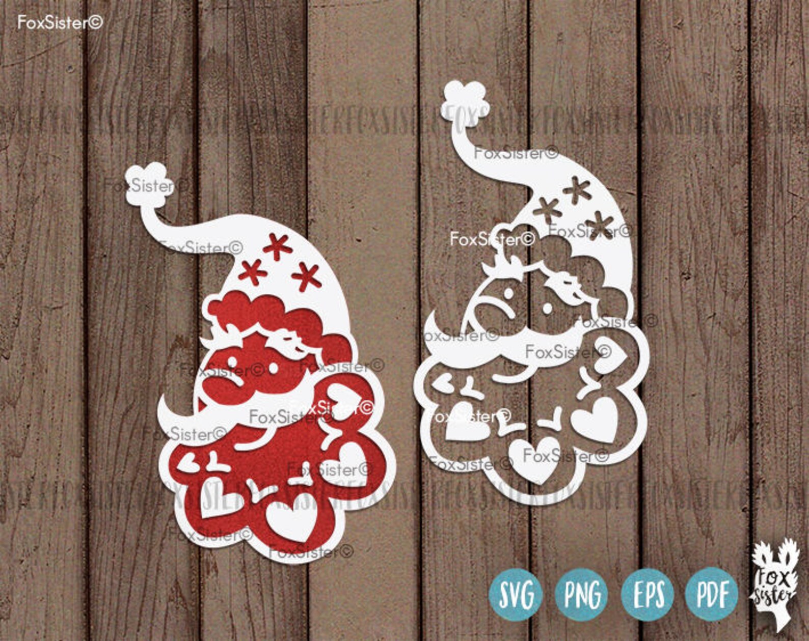 Santa Claus Svg Christmas Svg Svg Bundle Santa 6 Svg Cut - Etsy