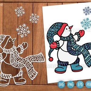 Snowman svg for Cricut and Silhouette, snowman clipart, sublimation design, holiday svg, merry christmas svg, snowman png, cute snowman svg