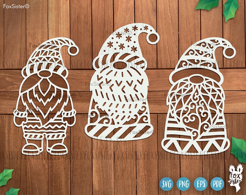 Download Christmas gnome svg bundle for Cricut and Silhouette | Etsy