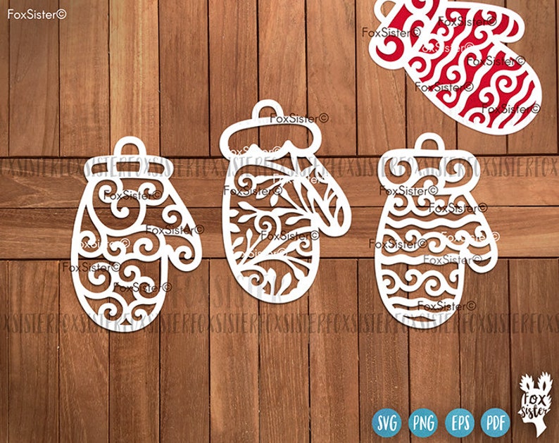Download Christmas Baubles Svg Bundle Mittens Svg Winter Gloves Svg ...