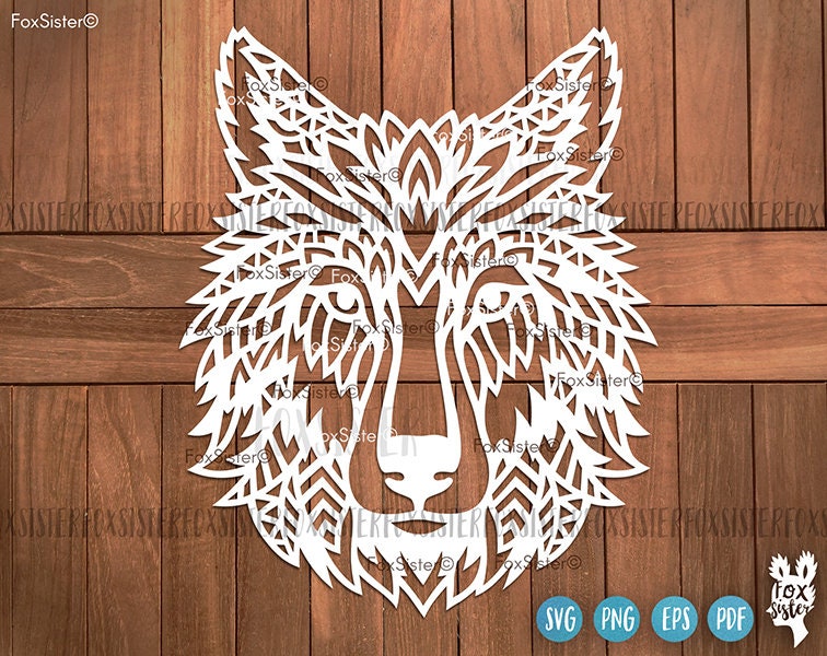 Download Wolf Svg Mandala Wolf Svg Wolf Head Svg Wolf Face Svg Wolf Etsy