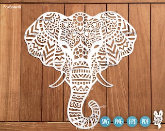 Elephant svg | Elephants svg | Animal Svg, Mandala Svg,Boho svg | Africa svg | Elephant clipart | Elephant Cut file | for Cricut, Silhouette