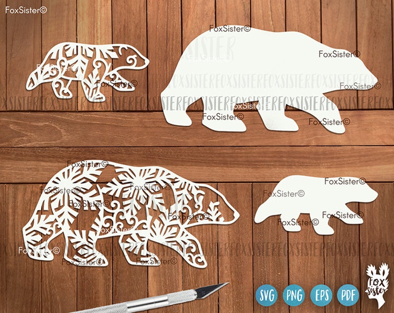 Download Baby Bear Svg Cricut And Silhouette Polar Bears Svg Png Pdf Eps Vector Cut Files Mama Bear Svg Polar Bear Cut File Polar Bear Clipart Templates Tools