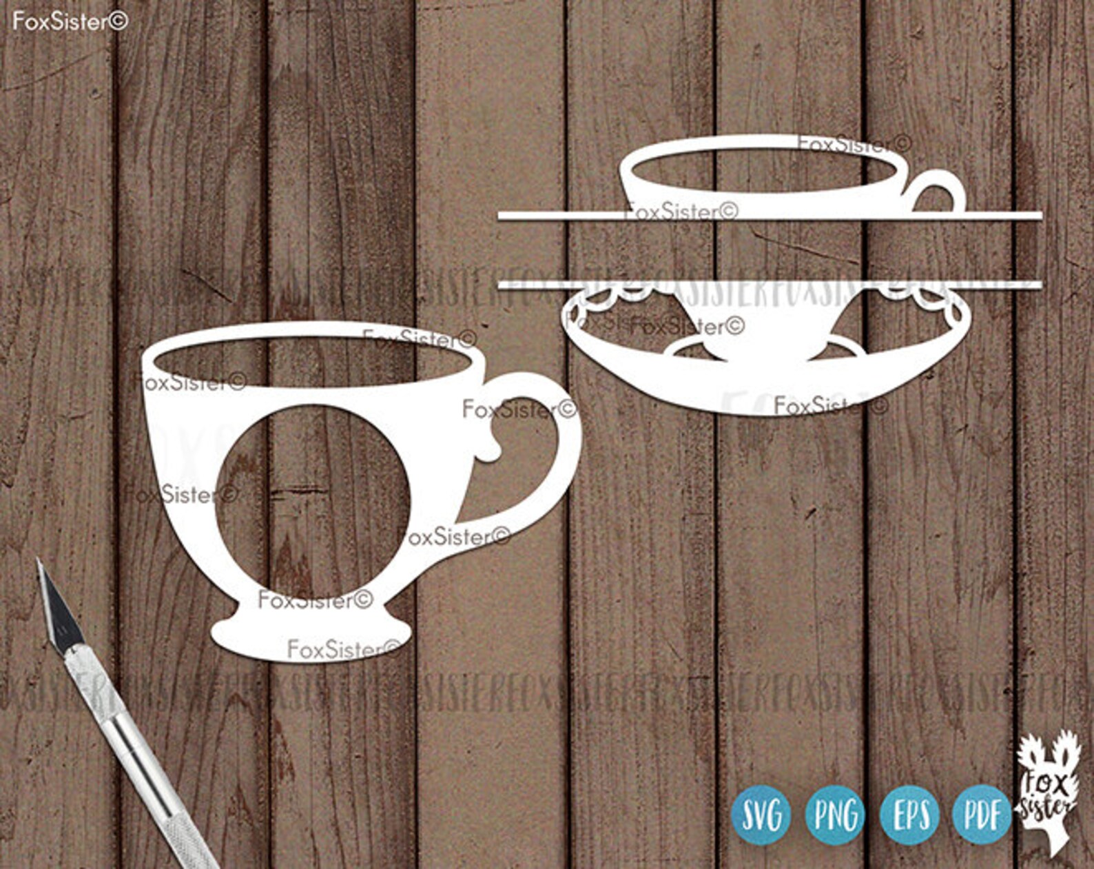 Coffee Tea Svg Cup Svg Bundle Tea Pot Clipart Cut Files - Etsy