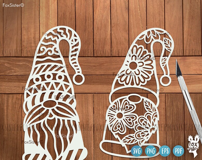 Christmas Gnome Svg for Cricut and Silhouette, Christmas Svg Files ...