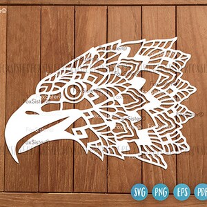 Eagle Svg, Eagles Svg, Bald Eagle Svg, American Eagle, Fourth of July Svg, 4th of July Svg, Bird Svg, America Svg, Mandala Eagle Svg File