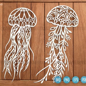 Download Turtle Mandala Svg Boho Jellyfish Svg Vector Fish Svg Sea Etsy