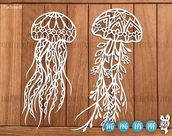 Download Jellyfish Svg Design For Cricut And Silhouette Jellyfish Svg Files Foxsister Beach Svg Ocean Svg Nautical