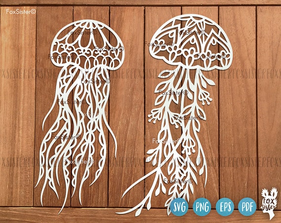 Download Jellyfish Svg Design For Cricut And Silhouette Jellyfish Svg Etsy