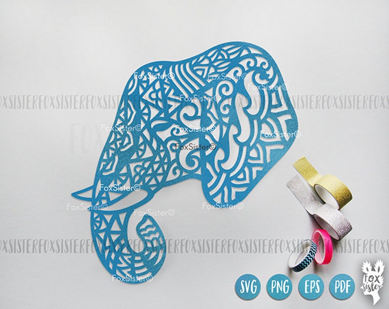 Free Free 344 Mandala Elephant Face Svg SVG PNG EPS DXF File