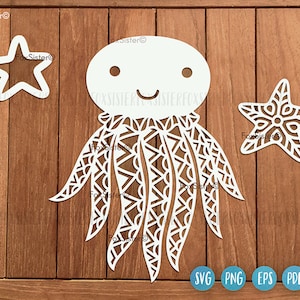 Cute Octopus svg for Cricut and Silhouette, svg files, octopus cutting file, baby octopus svg, sea svg, ocean svg, cute animal svg, fish svg
